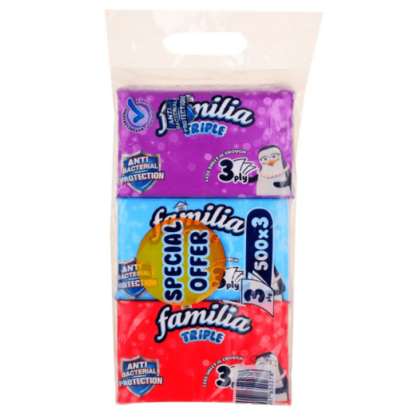 فاميليا تريبل مناديل سحب 500 عرض 3 قطع