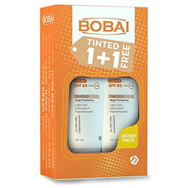 بوباي SPF 80 كريم واقي 50 مل عرض قطعتين