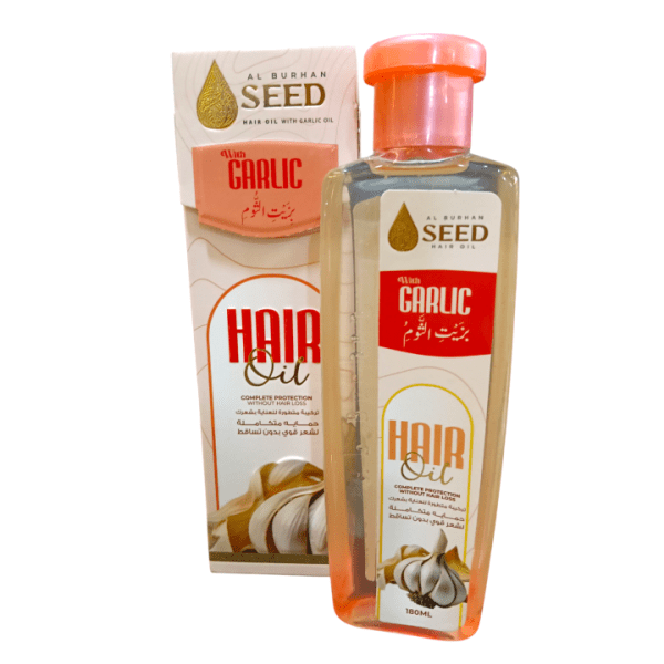 البرهان سيد زيت شعر بزيت الثوم 180 مل