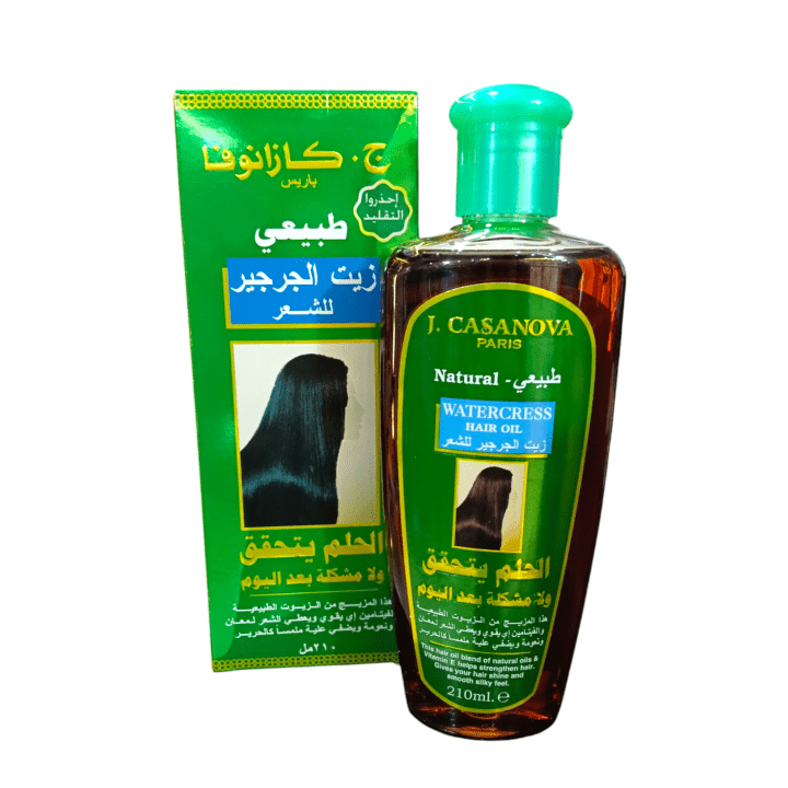 كازانوفا زيت شعر بزيت الجرجير 210 مل