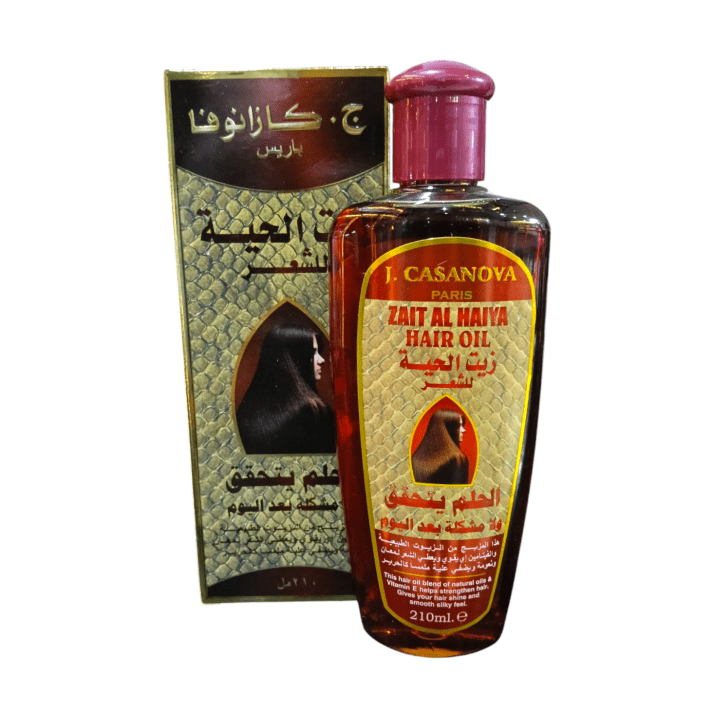 كازانوفا زيت شعر بزيت الحية 210 مل