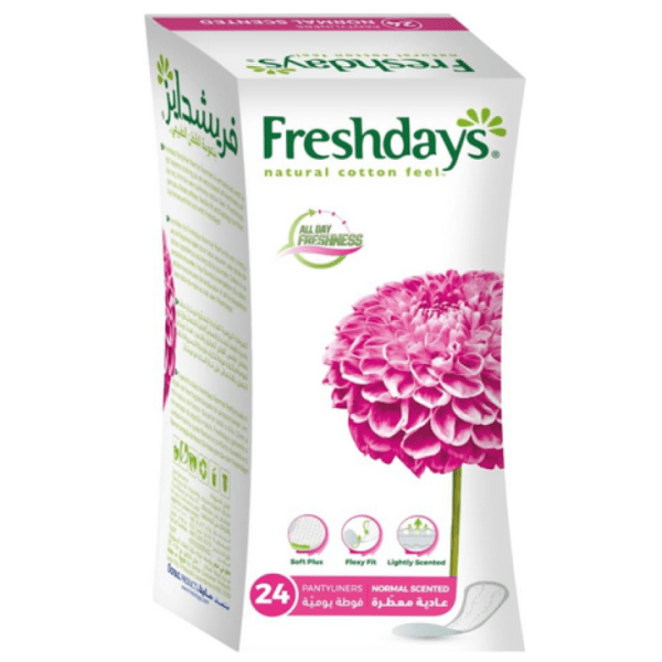 فريش دايز فوط يومية عادية معطرة 24 فوطة