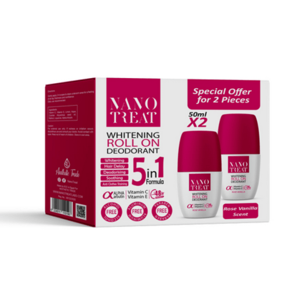 نانو تريت مزيل عرق رول فانيليا 50 مل عرض 1+1