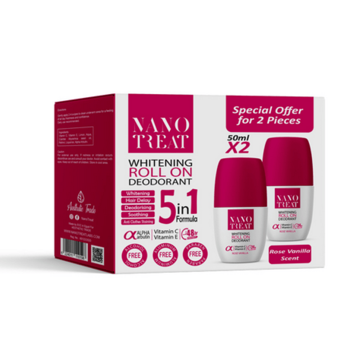 نانو تريت مزيل عرق رول فانيليا 50 مل عرض 1+1