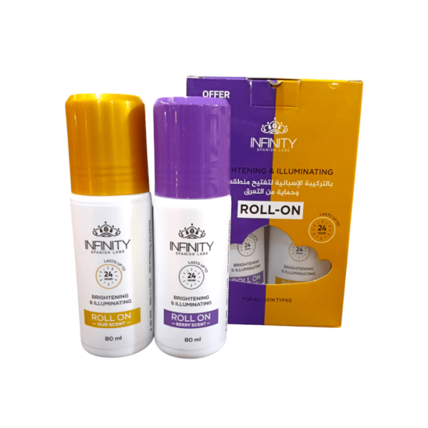 انفينيتي مزيل عرق رول 80 مل عرض توت + عود
