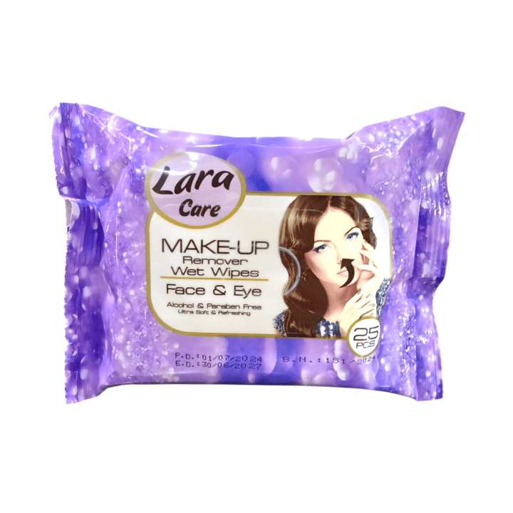 لارا مناديل مزيل للمكياج 25 منديل