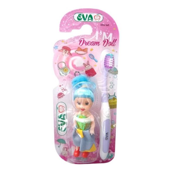 ايفا فرشة اسنان اطفال + عروسة