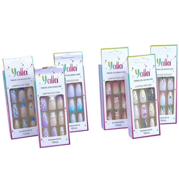 ياللا اظافر ليميتد 12 قطعة