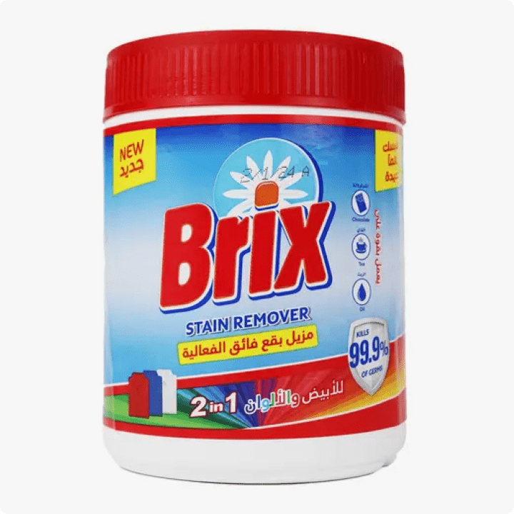 بريكس مزيل البقع ابيض والوان 500 جم