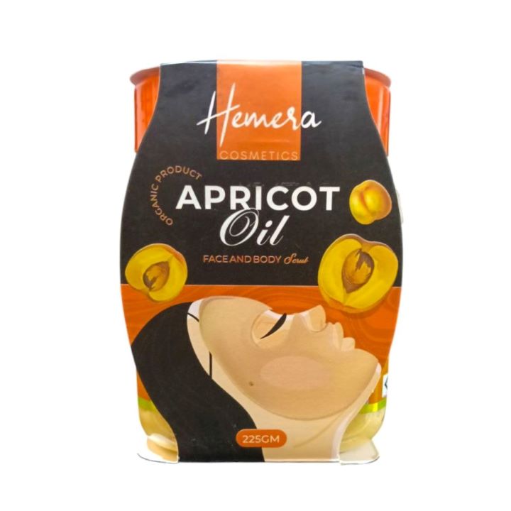 هيميرا صنفرة للوجه والجسم مشمش 225 جم