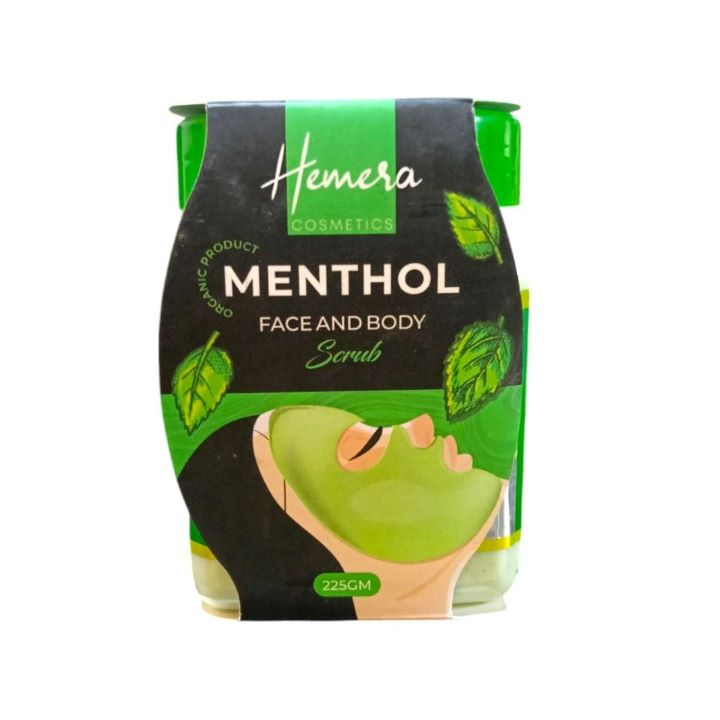 هيميرا صنفرة للوجه والجسم نعناع 225 جم