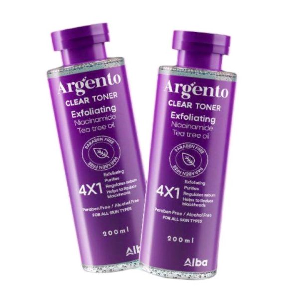 ارجنتو كلير تونر البشرة الدهنية 200 مل عرض قطعتين