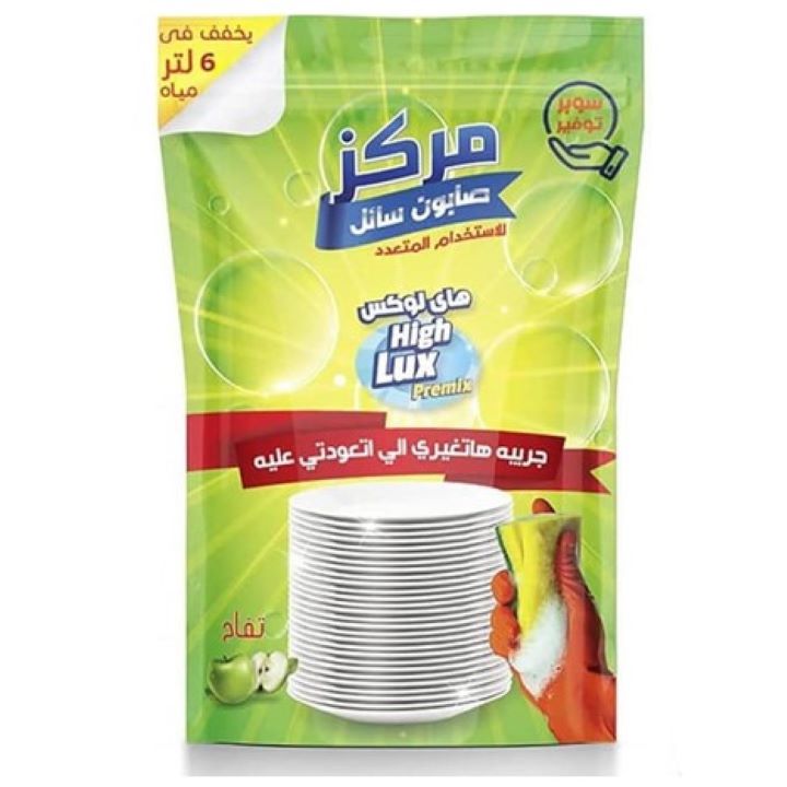 هاي لوكس مركز صابون سائل تفاح 6 لتر