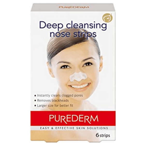 بيورديرم لزقة الانف تنظيف عميق 6 قطعة