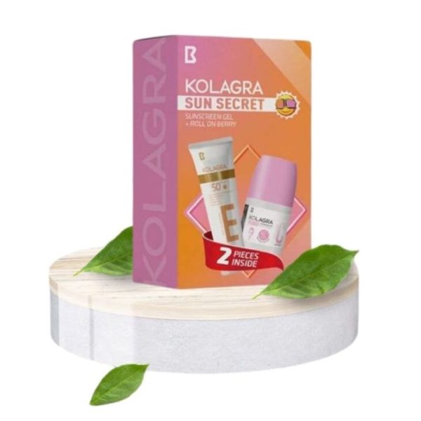 كولاجرا صن بلوك كريم جيل + مزيل عرق رول بالتوت