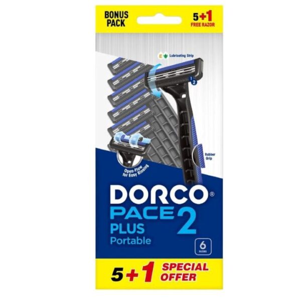 دوركو شفرات حلاقة بيس 2 رجالي 6 قطعة