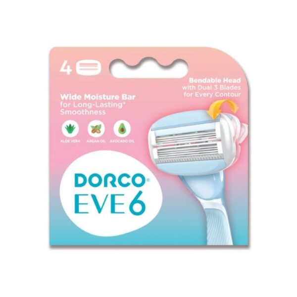 دوركو غيار شفرات ايفي 6 نسائي 4 قطعة