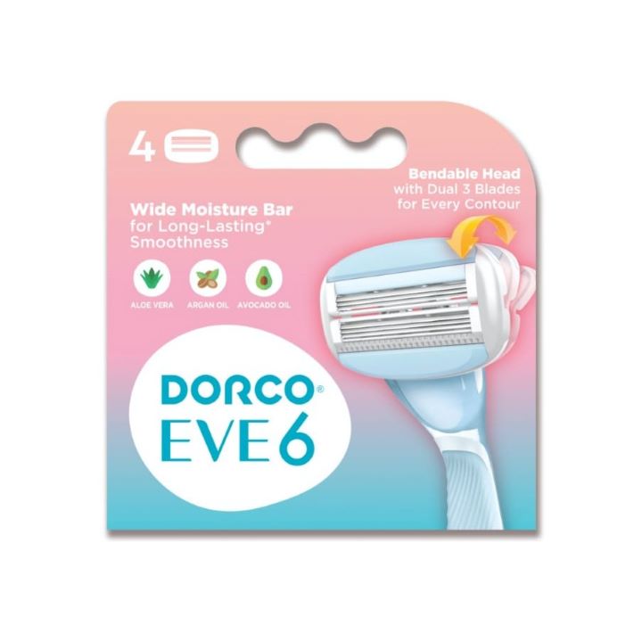 دوركو غيار شفرات ايفي 6 نسائي 4 قطعة