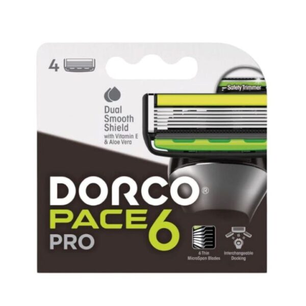 دوركو غيار شفرات بيس 6 رجالي 4 قطعة