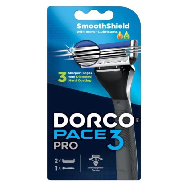 دوركو شفرات حلاقة بيس 3 رجالي يد + 2 غيار