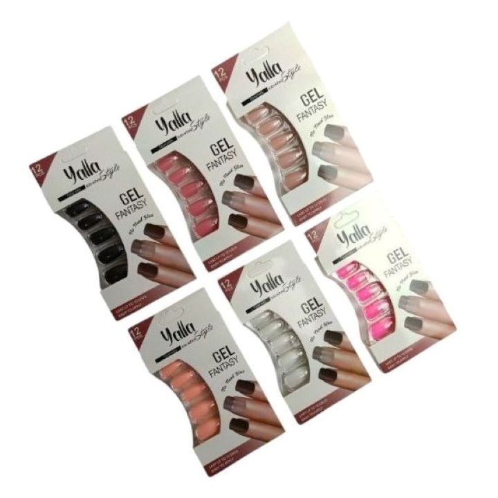 ياللا اظافر جيل فانتازي 12 قطعة