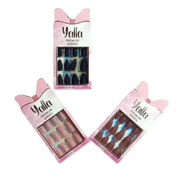 ياللا اظافر بريميوم مط 12 قطعة