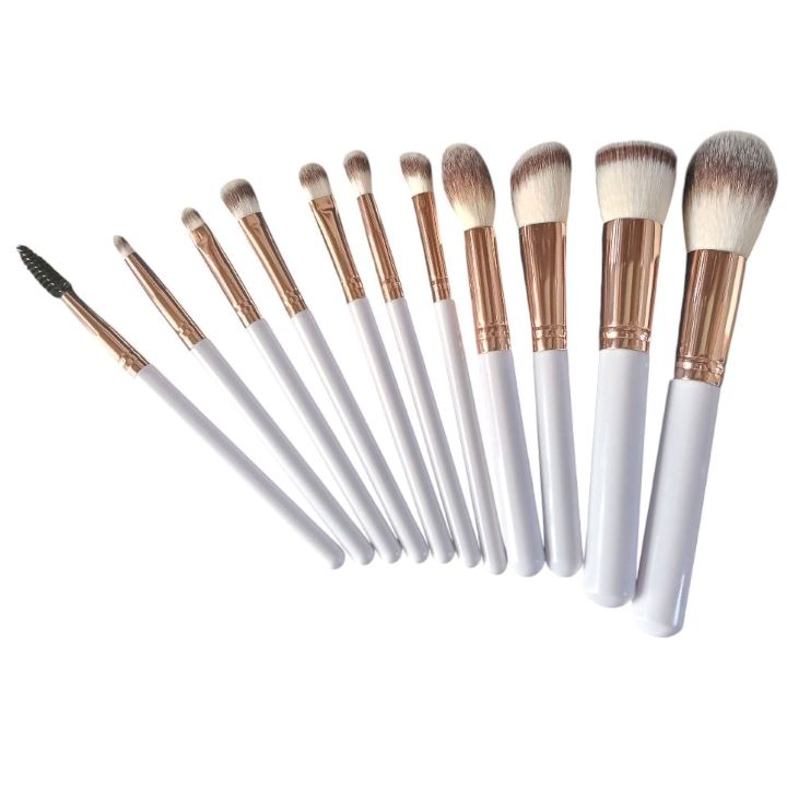 طقم فرش مكياج 11 قطعة هاي كواليتي