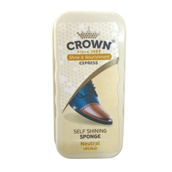 كراون سفنجة ملمع احذية شفاف