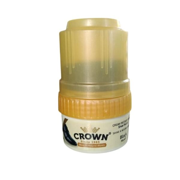 كراون كريم ملمع احذية اسود 50 مل