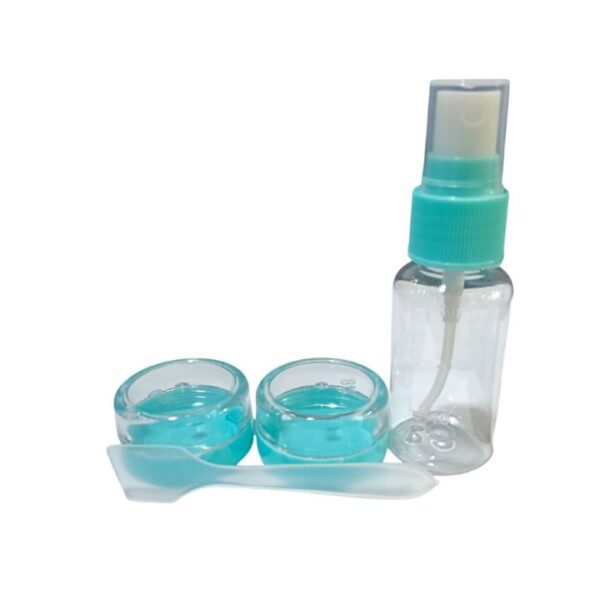 طقم عبوات فارغة بخاخ+2 كريم+معلقة