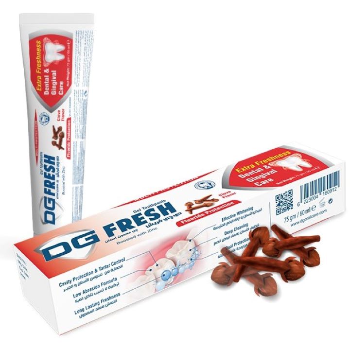 دي جي فريش معجون اسنان بالقرنفل 75 جم