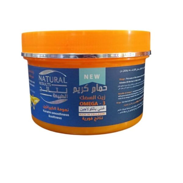 نتائج الطبيعة حمام كريم كولاجين بزيت السمك 500 جم