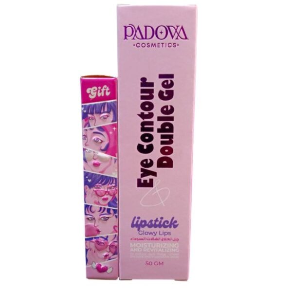 بادوفا جيل الهالات السوداء 50 جم + ليب جلوس مجانا