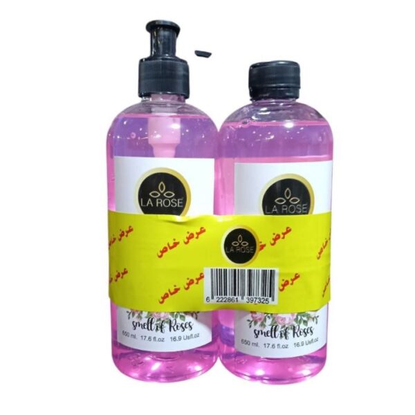 لاروز هاند ووش عبير الزهور 650 مل عرض قطعتين