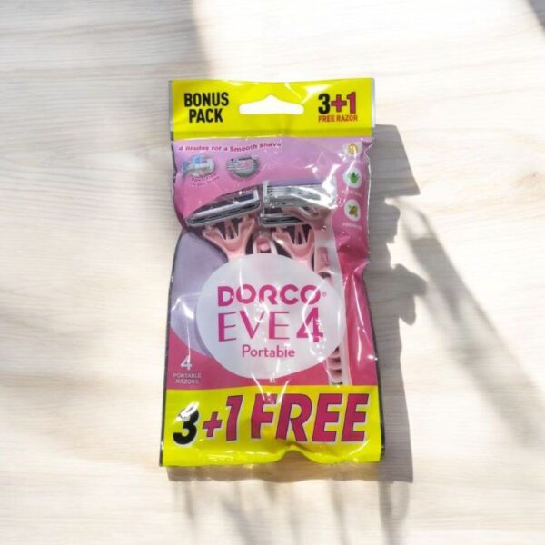 دوركو شفرات حلاقة ايفي 4 نسائي 4 قطعة