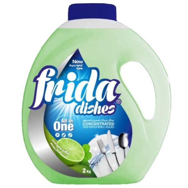 فريدا منظف اطباق ليمون ونعناع 2 لتر