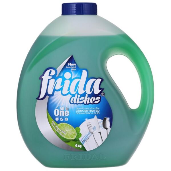 فريدا منظف اطباق ليمون ونعناع 4 لتر