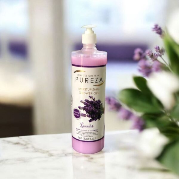 بيوريزا شاور جيل كريمي لافندر 1 لتر