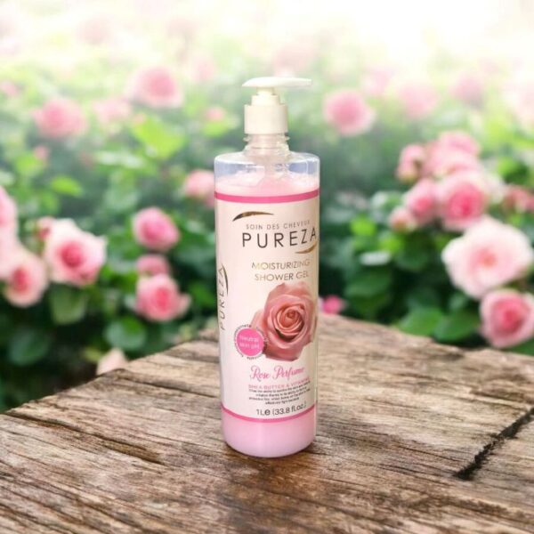 بيوريزا شاور جيل كريمي ورد بينك 1 لتر