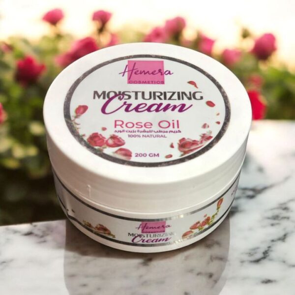 هيميرا كريم مرطب للبشرة بزيت الورد 200 جم