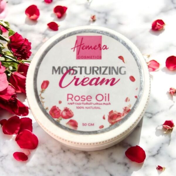 هيميرا كريم مرطب للبشرة بزيت الورد 50 جم