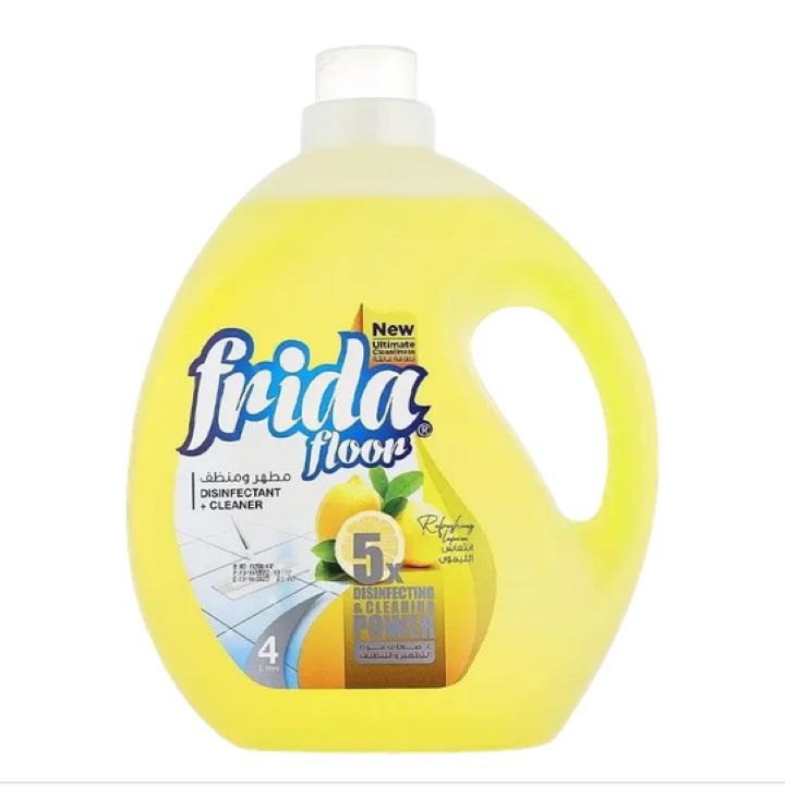 فريدا فلور منظف ومطهر امواج ليمون 4 لتر