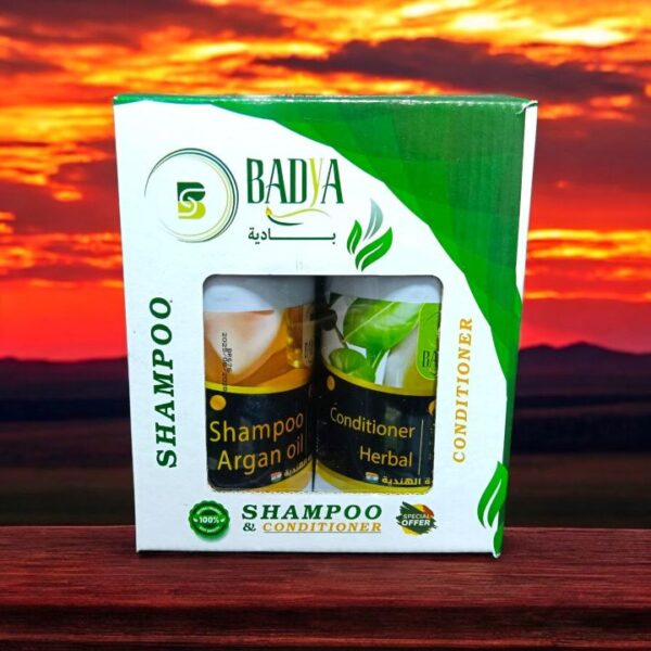 بادية مجموعة الارجان شامبو وبلسم 500 مل