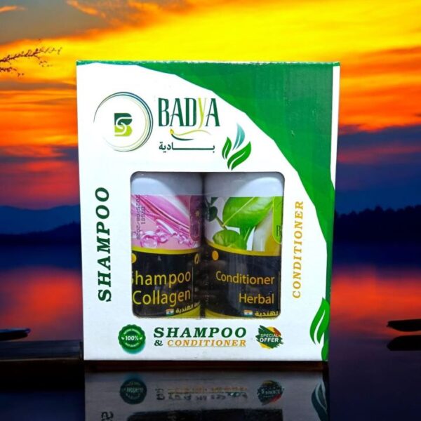 بادية مجموعة الكولاجين شامبو وبلسم 500 مل