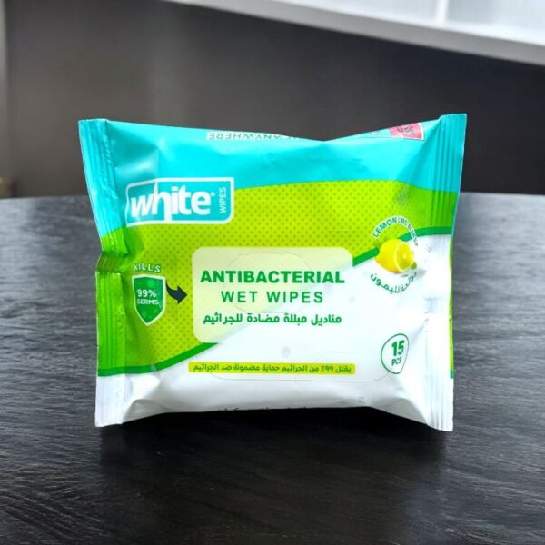 وايت مناديل مبللة ليمون 15 منديل