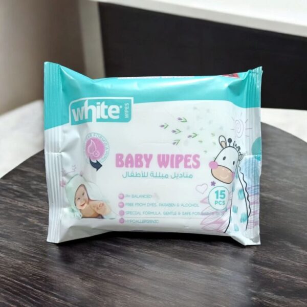 وايت مناديل مبللة للاطفال 15 منديل