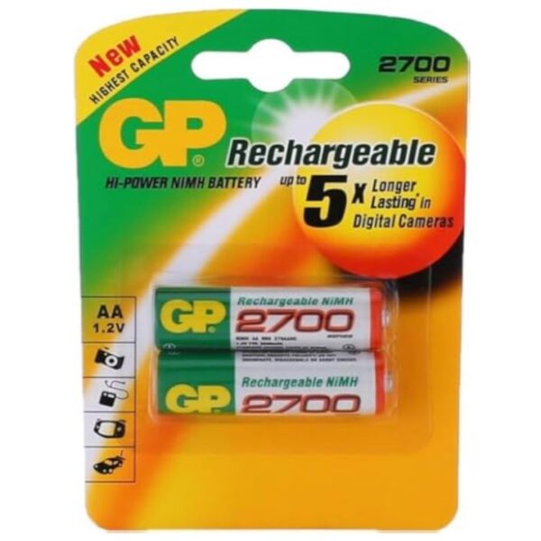 حجر قلم GP شحن 2700 امبير 2 حجر