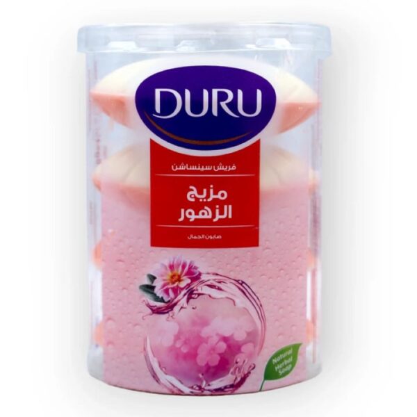 دورور صابون الزهور 90 جم عرض 4 قطع