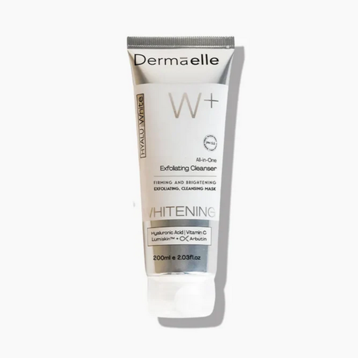 ديرما ايلي هيالو وايت غسول مقشر لتفتيح البشرة 200 مل