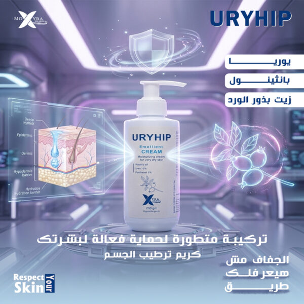 يوريهيب لوشن البشرة الجافة والحساسة 200 جم